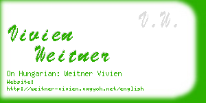 vivien weitner business card